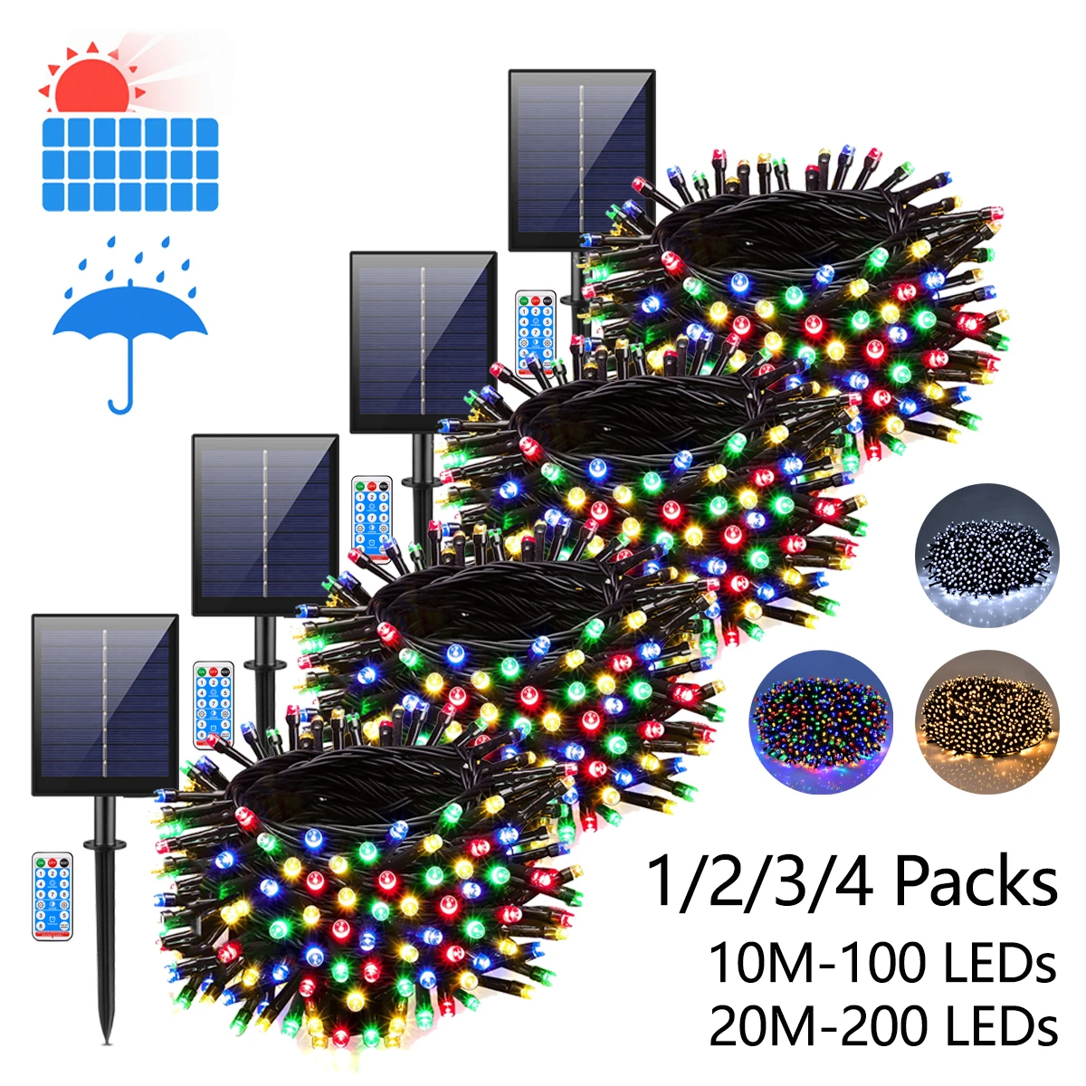 

Уличный солнечный газон, уличный фонарь, гирлянда 1/2/3/4 шт., праздничная рождественская елка, лестница, декор Handail, световая панель + пульт дистанционного управления с регулируемой яркостью