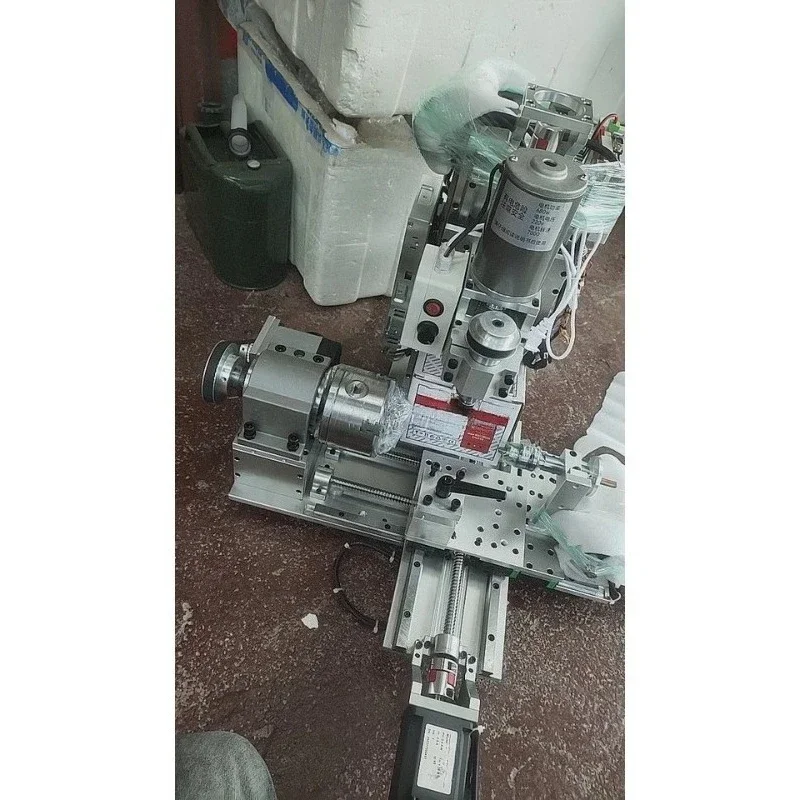 CNC Turn Milling Drill Integrated Numerical Control Turning CNC Milling And Drilling Integrated CNC Lathe With 750w Servo Motor