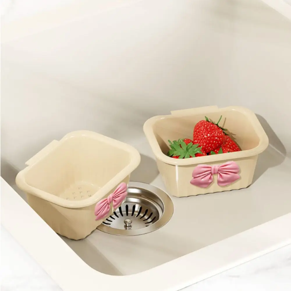 

Creative Sink Hanging Strainer Basket Detachable Multifunctional Kitchen Garbage Filter Quickly Drain Snap-fit Design