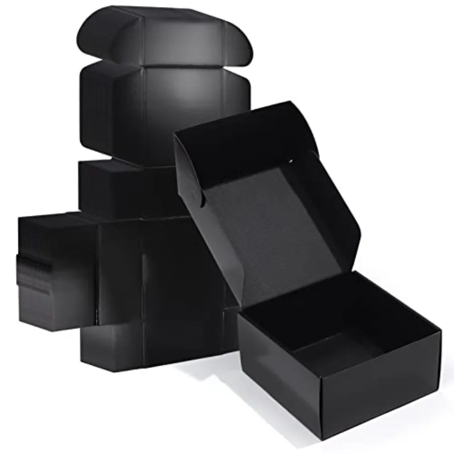 

8x8x4 Shipping Boxes, 20 Packs Corrugated Cardboard Mailer Boxes for Packaging Small Business Mailing Gifts Wrap Boxes with Lid