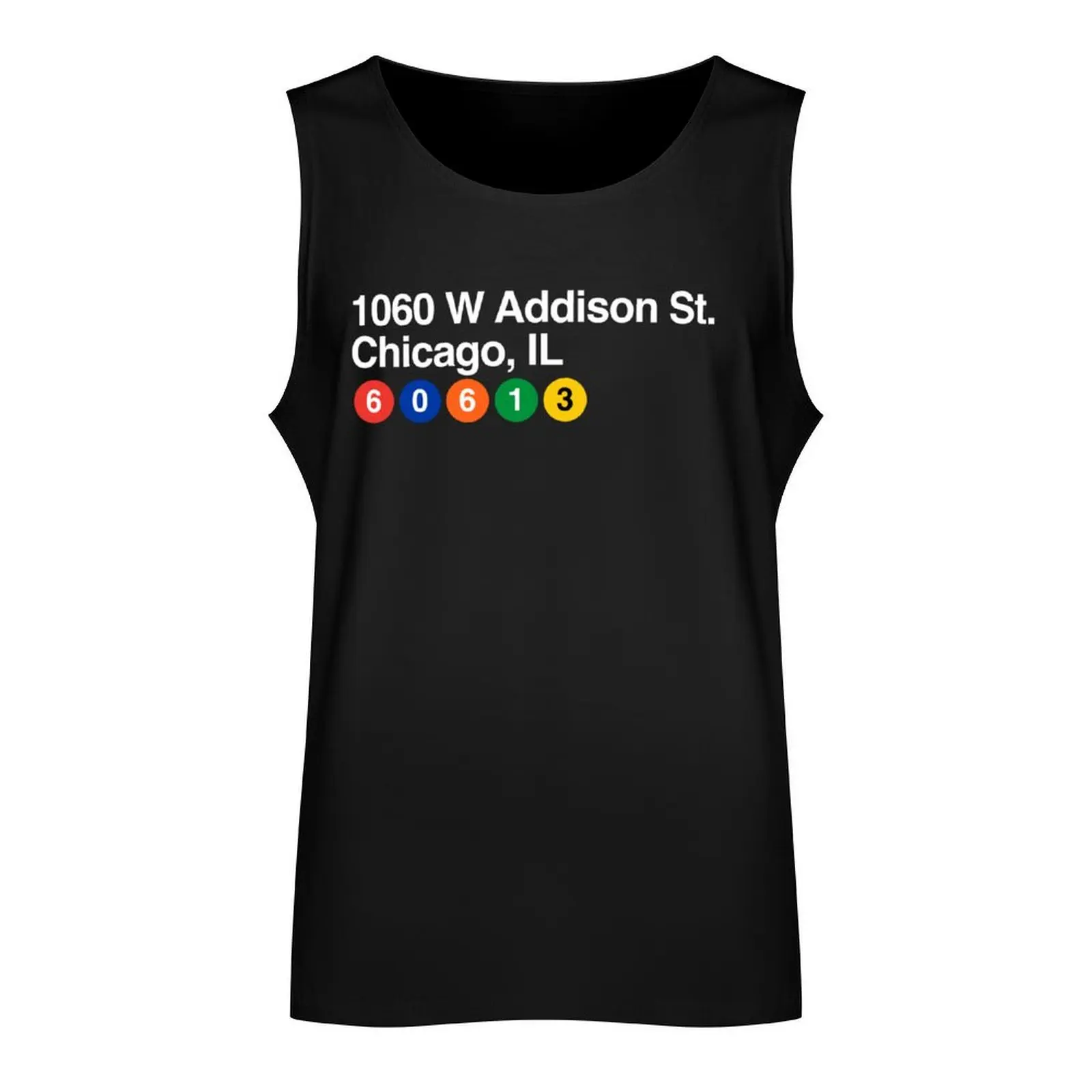 Wrigley Field 1060 W Addison St, Chicago, IL 60613 Tank Top cool things Men's vest man sexy?costume