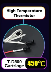 Trianglelab ® NTC 100K Ohm B3950 Thermistor-Kartuschensensor für Hohe Temperaturen bis 280°C ℃ für V6 PT100 V6 Heizblock 3D-Drucker – Detail 5
