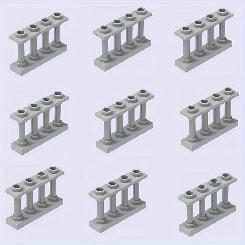 20 stks 1x4 Dots Boerderij & Tuin Bouwsteen Set met Ranch Hek - MOC DIY Dierlijke Scène Speelset, compatibel met 15332