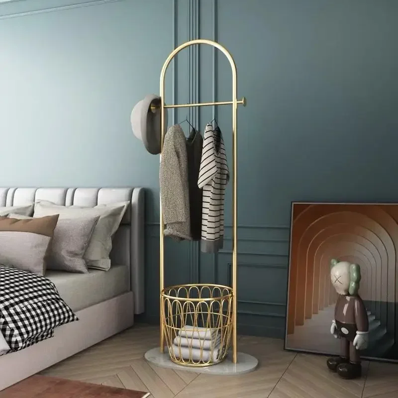 

Rack Hanger Floor Bedroom Light Luxury Marble Simple Modern Bag Door Living Room Furniture Perchero