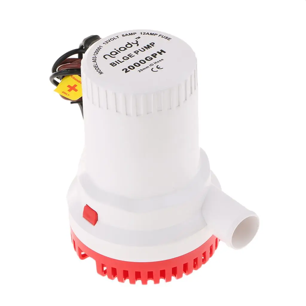 

2000GPH Submersible Bilge Pump 12V Marine , Boating Equipment