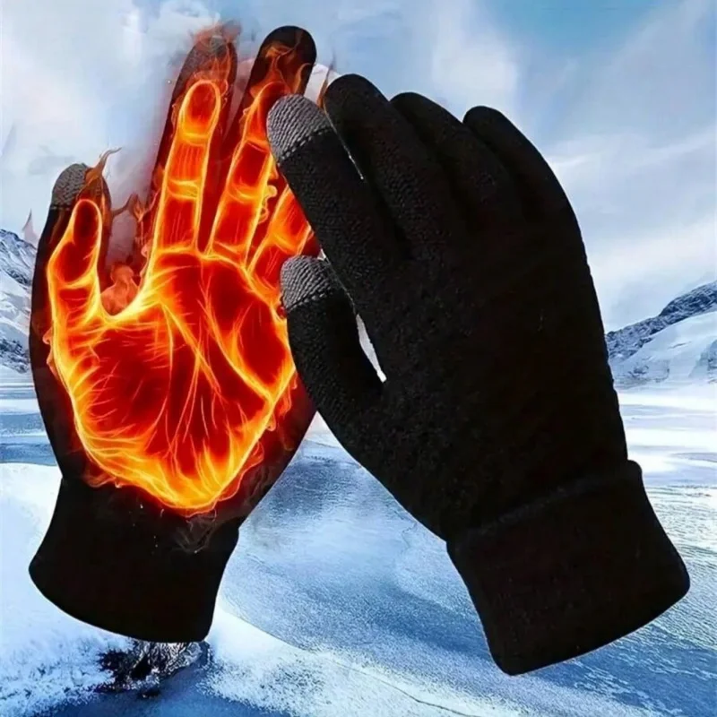 Warme Winterhandschuhe für Herren und Damen, wasserdicht und warm, empfindlicher Touchscreen, wind- und kältebeständig