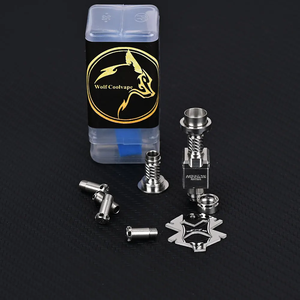 

Wolfcoolvape RBA Bridge MISSION XV Astra RBA Bridge Billet Boro box Mod 316SS Atomizer vape Tank