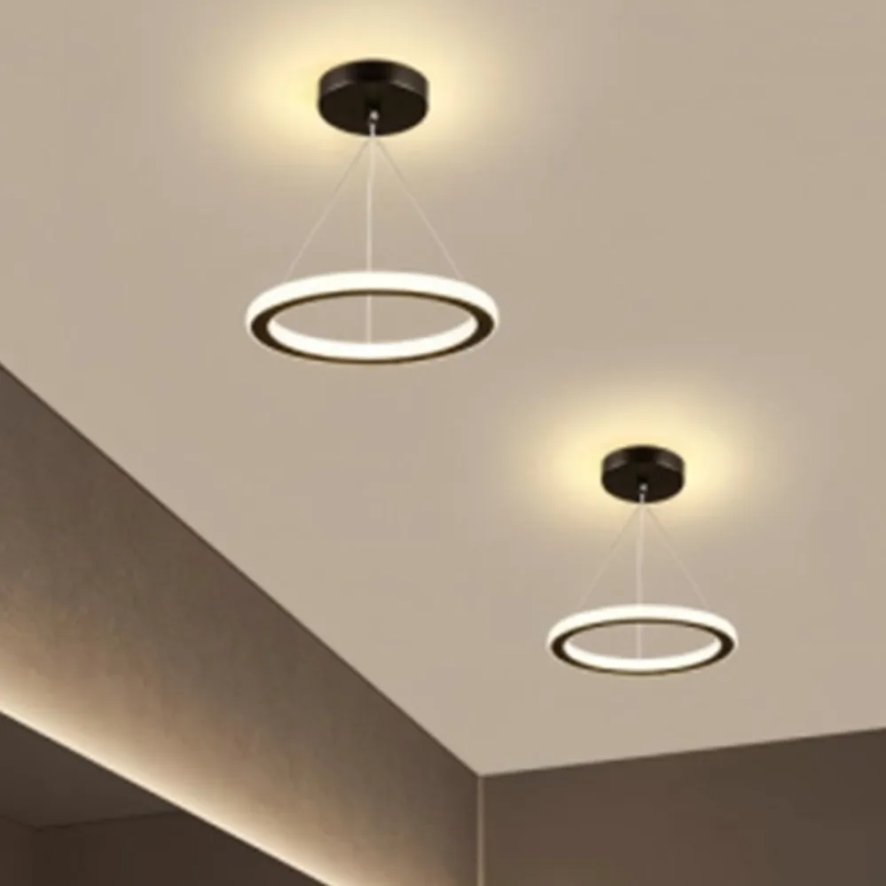 LED Ceiling Lamp 3color in one lamp Modern Style Chandelier Bedroom Light Surface Installation AC85-265V aisle Dining Room Lamp