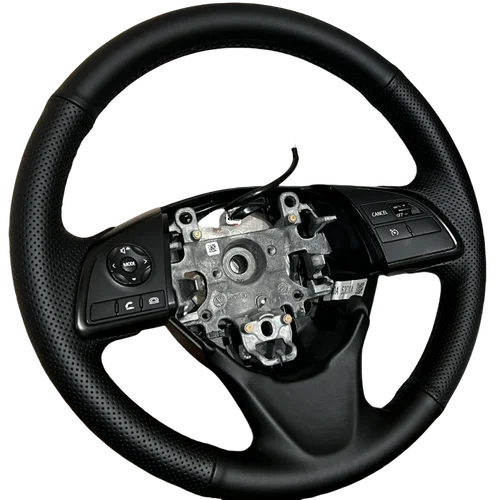 Imagen 2 del producto DIY negro imitación microfibra cuero protector para volante de coche para Mitsubishi Outlander 2013 2014 ASX L200 2015 2016 Mirage 2014