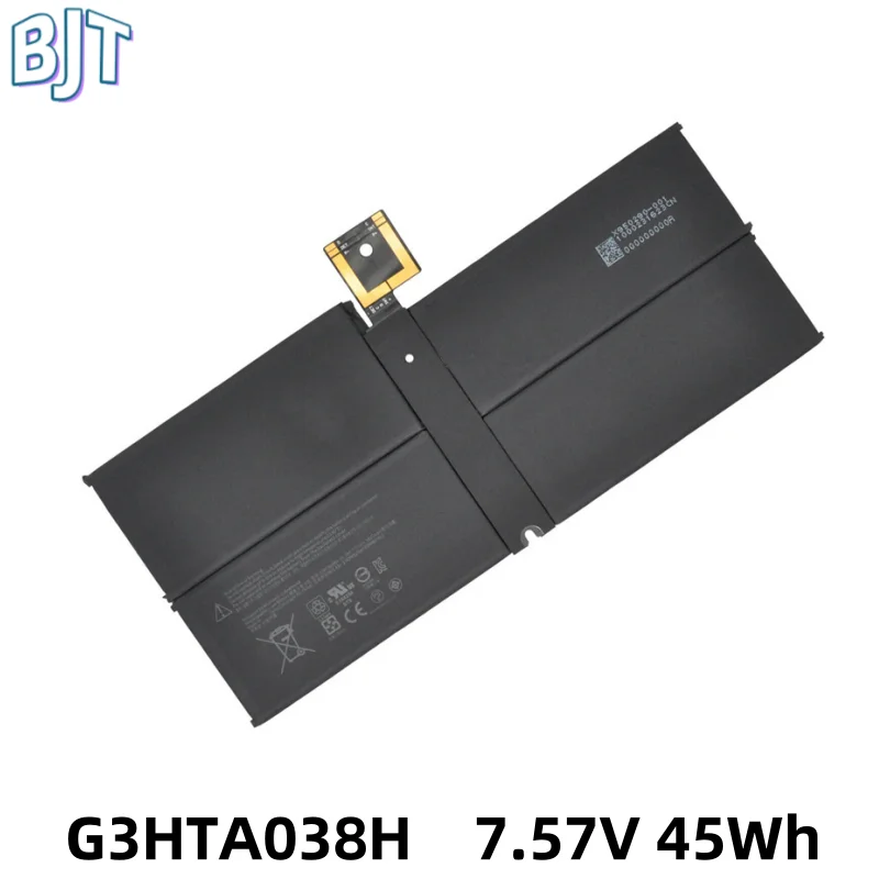 

7.57V 45Wh 5940mAh New DYNM02 G3HTA038H Laptop Battery For Microsoft Surface Pro 5 1796 Pro 6 1807 1809 12.3'' Series 4 Cell