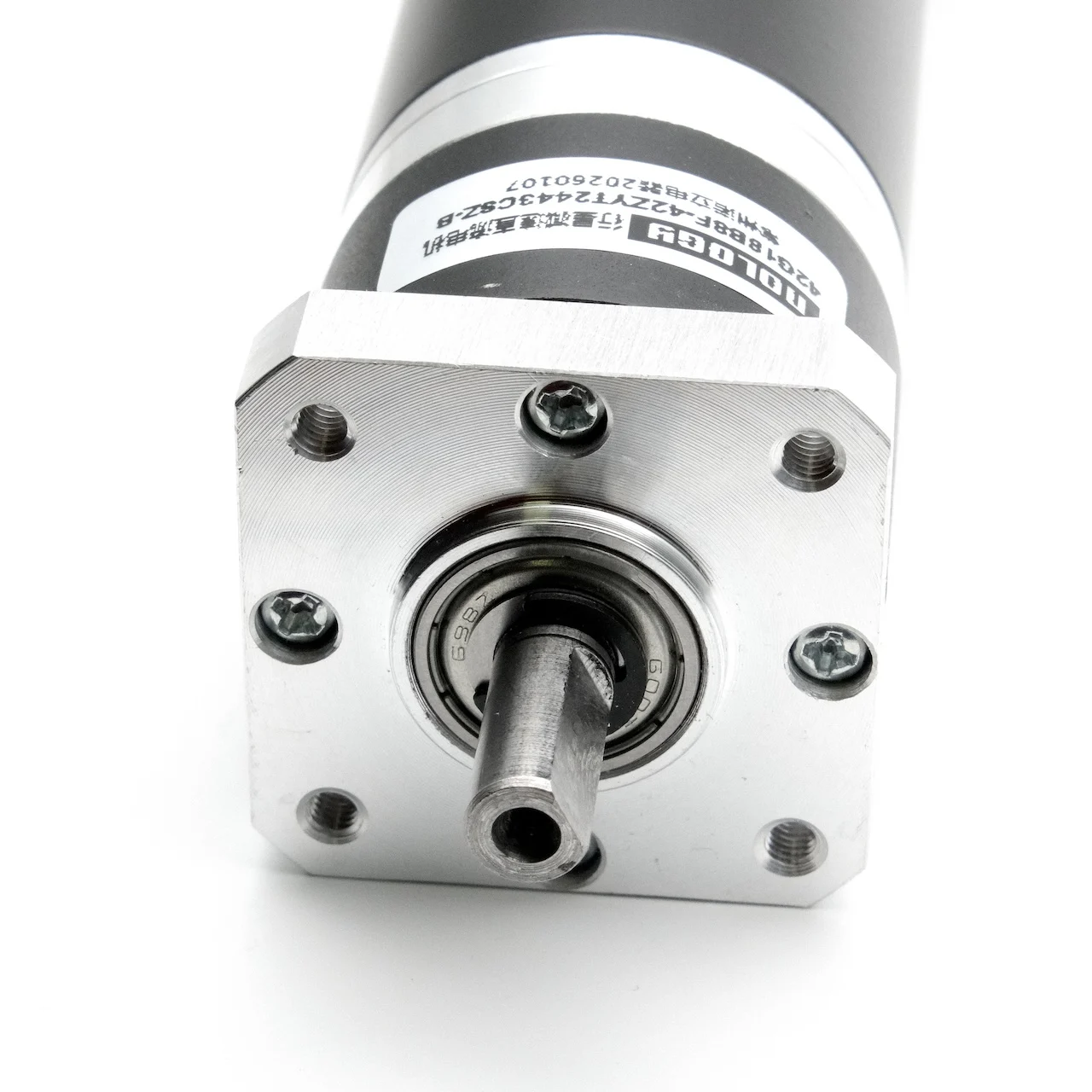 42ZYT 24V 44W Planetary Reduction DC Motor 500ppr Encoder Square Mounting Plate 8mm Shaft DIY AGV