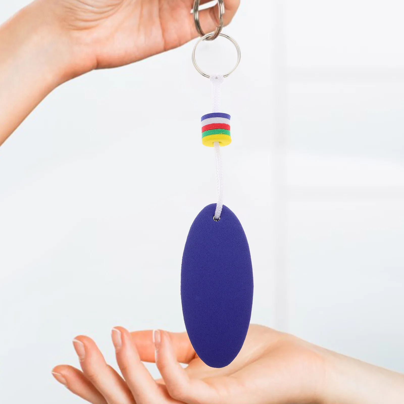 พวงกุญแจลอยน้ำ 6 ชิ้น ทำจากโฟม EVA กันน้ำ สำหรับพายเรือ ล่องเรือ ว่ายน้ำ ล่องแก่ง สระว่ายน้ำ ทะเล อุปกรณ์เสริมทางทะเล