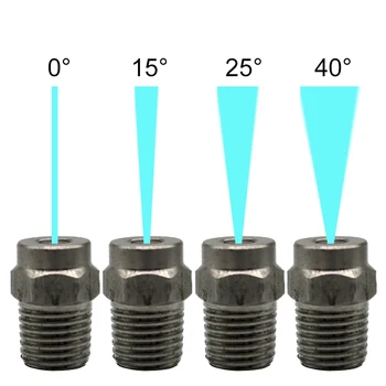 אביזרים למכונת ניקוי בלחץ גבוה 1/4 אינץ' מפלדת אל-חלד עם טיפים למאוורר ספריי ראש סובב טורבו