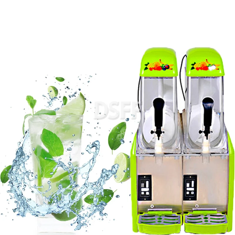 صانع العصائر، آلة صنع المشروبات المجمدة التجارية، آلة عصير ذات أسطوانة مزدوجة #2