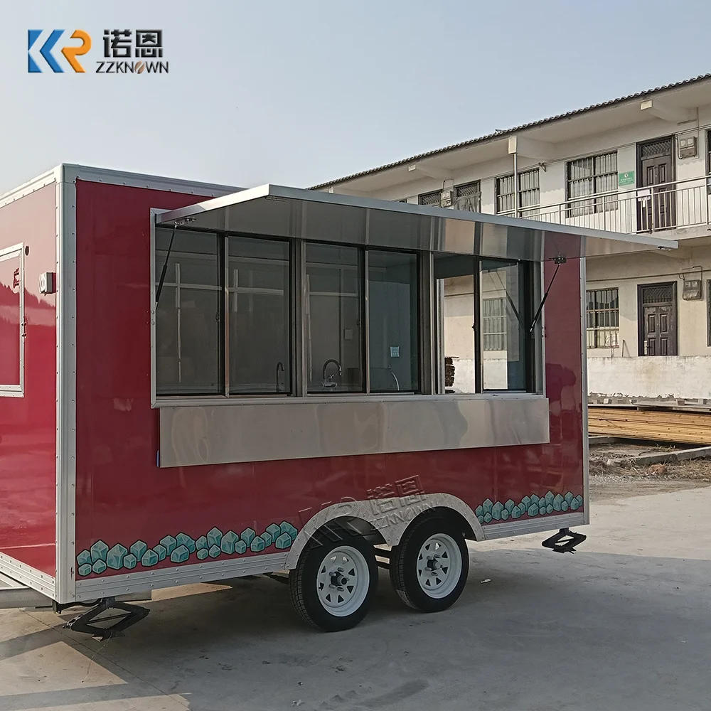 

Best Sale Mobile Food Trailer Ice Cream Food Truck Ice Cream Trailer Modern Mobile BBQ Pizza Taco Coffee Food Truck For Sale