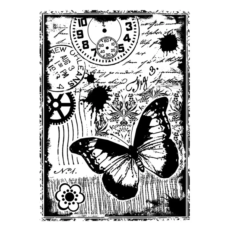 New Arrival Clear Stamps 2021 For Scrapbooking Paper Making Dragonfly Butterfly Bird Account Craft Set Card Transparent Seal