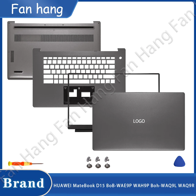 New Cover For HUAWEI MateBook D15 Boh-WAQ9L BohL-WFP9 Laptop LCD Back Cover Bottom Case Top Rear Lid  Replacement Housing