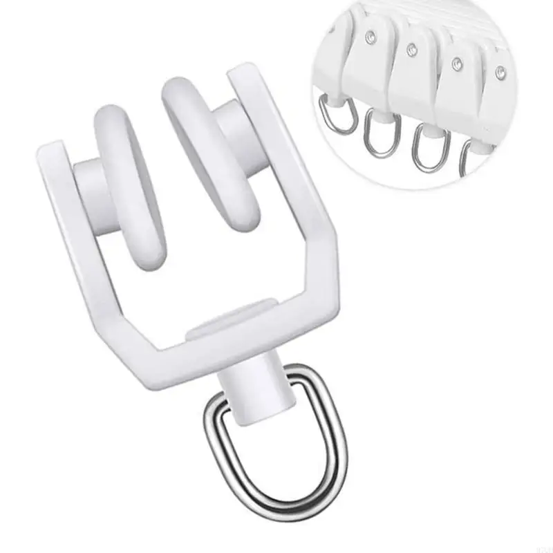97QD 30pcs Poleas riel cortina Los rodillos vía cortina establecidos para mejorar las actuaciones