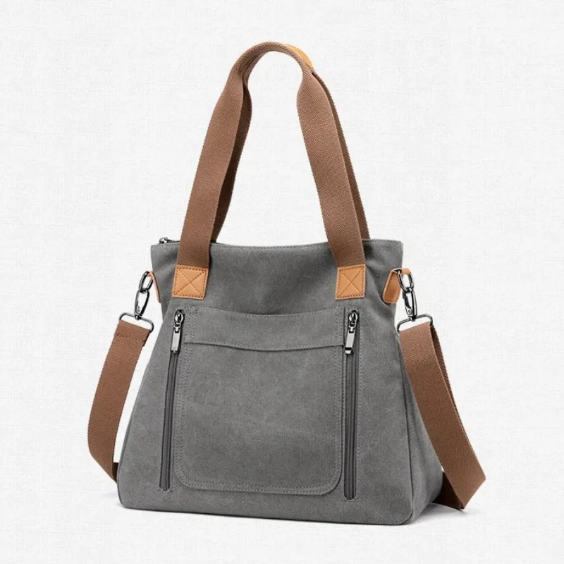  Women's Stylish And Functional Everyday Use Tote Bag Ladies Hand Bags Canvas Tote Bag Cross-border Large-capacity Canvas Bag