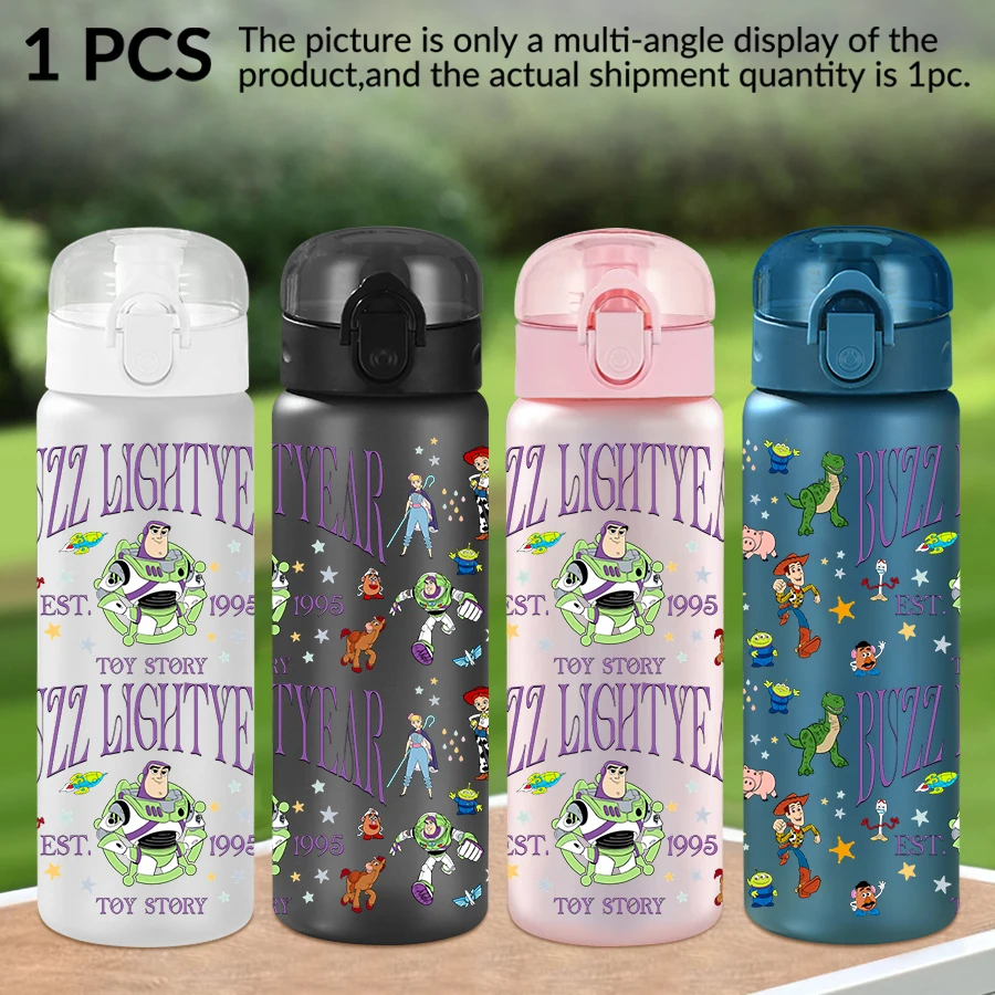 

1Pc Disney Toy Story Buzz Lightyear pattern 26oz plastic water bottle outdoor sports water cup birthday/back to school gift