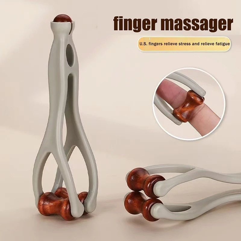 Finger Joint Acupoint Massager Rollers With Essence Oil Relieve Finger Fatigue Arthritis Massage Tool Acupuncture Points Massage