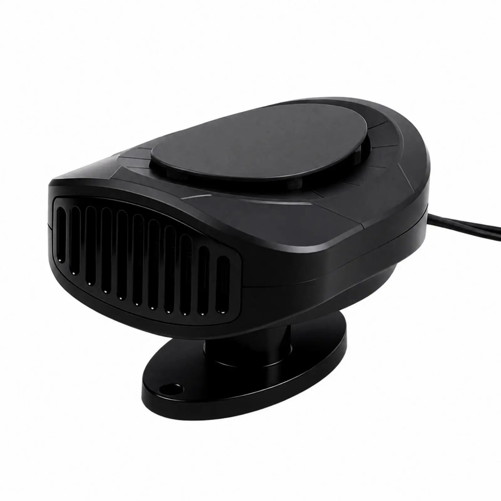 12V Vehicle Heater Defroster Portable Windshield Defogger with 1.2M Cable for Rapid Cabin Warming in Cold Weather
