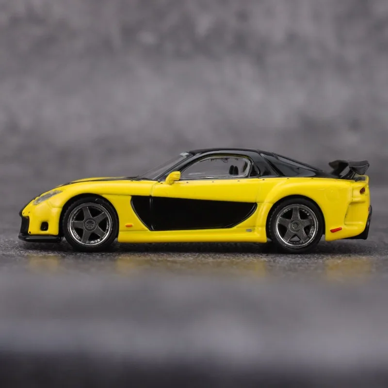 TW Diecast 1:64 Mazda RX-7 VeilSide Fortune7 Car Model Mazda Play Vehicles Collectible Model Cars Toys for Boys Gift view 5