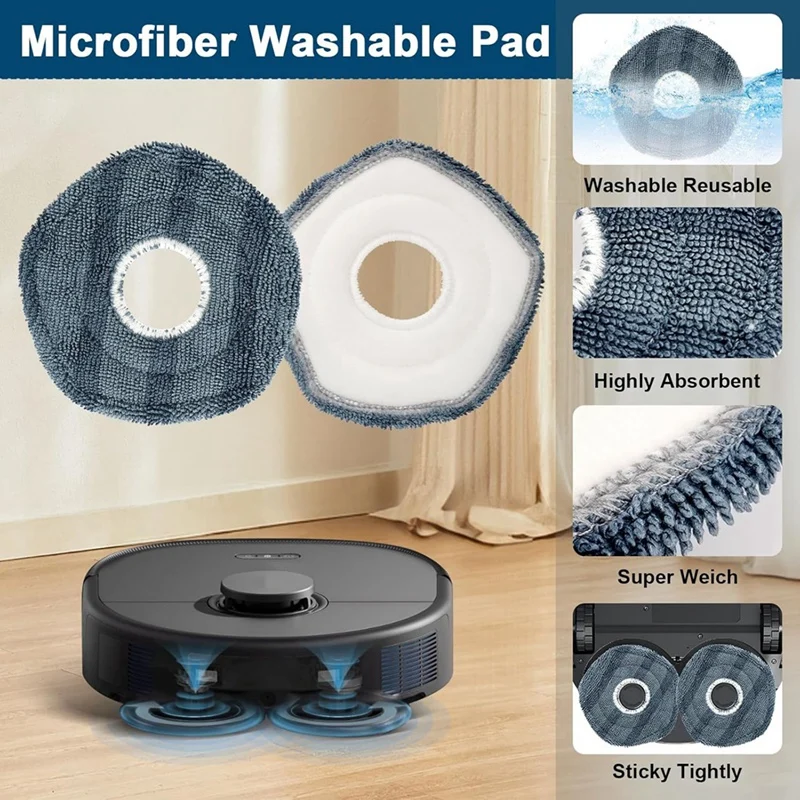 JDZD-For Eufy X10 Pro Omni مكنسة كهربائية فرشاة جانبية رئيسية مرشحات Hepa ممسحة أكياس الغبار القماش الملحقات