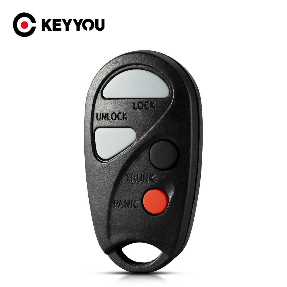 KEYYOU 10 sztuk obudowa pilota z kluczykiem samochodowym obudowa stylizacyjna Case dla Nissan Infiniti Maxima Sentra Pathfinder Xterra Frontier