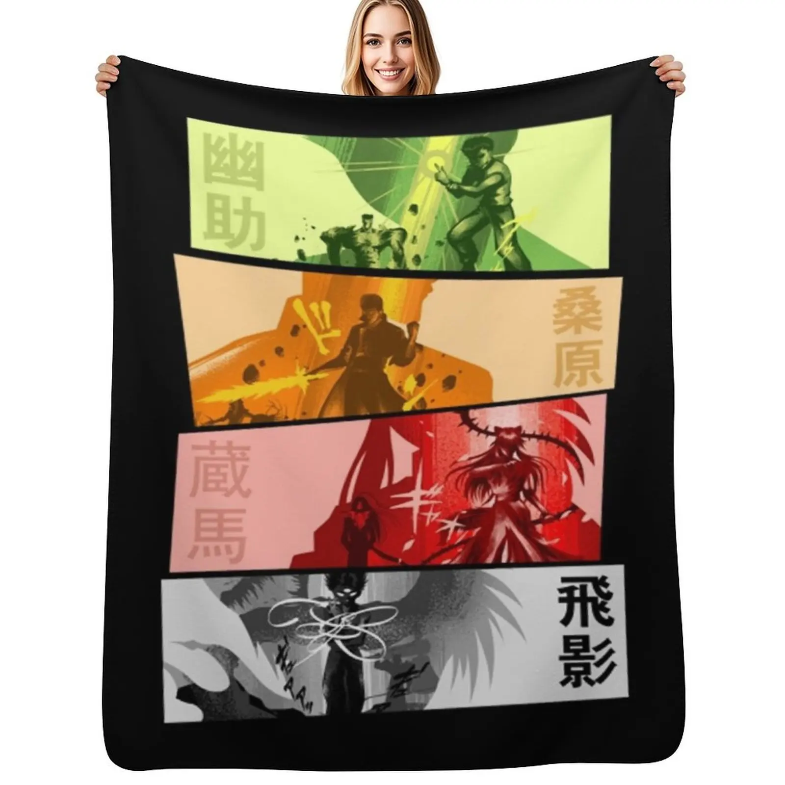 

Yu Yu Hakusho T-ShirtYu Yu Hakusho Set Throw Blanket Warm Throw Blanket Gift for Anniversary