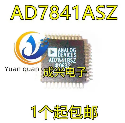 

2pcs original new AD7841AS AD7841ASZ AD7841 QFP-44