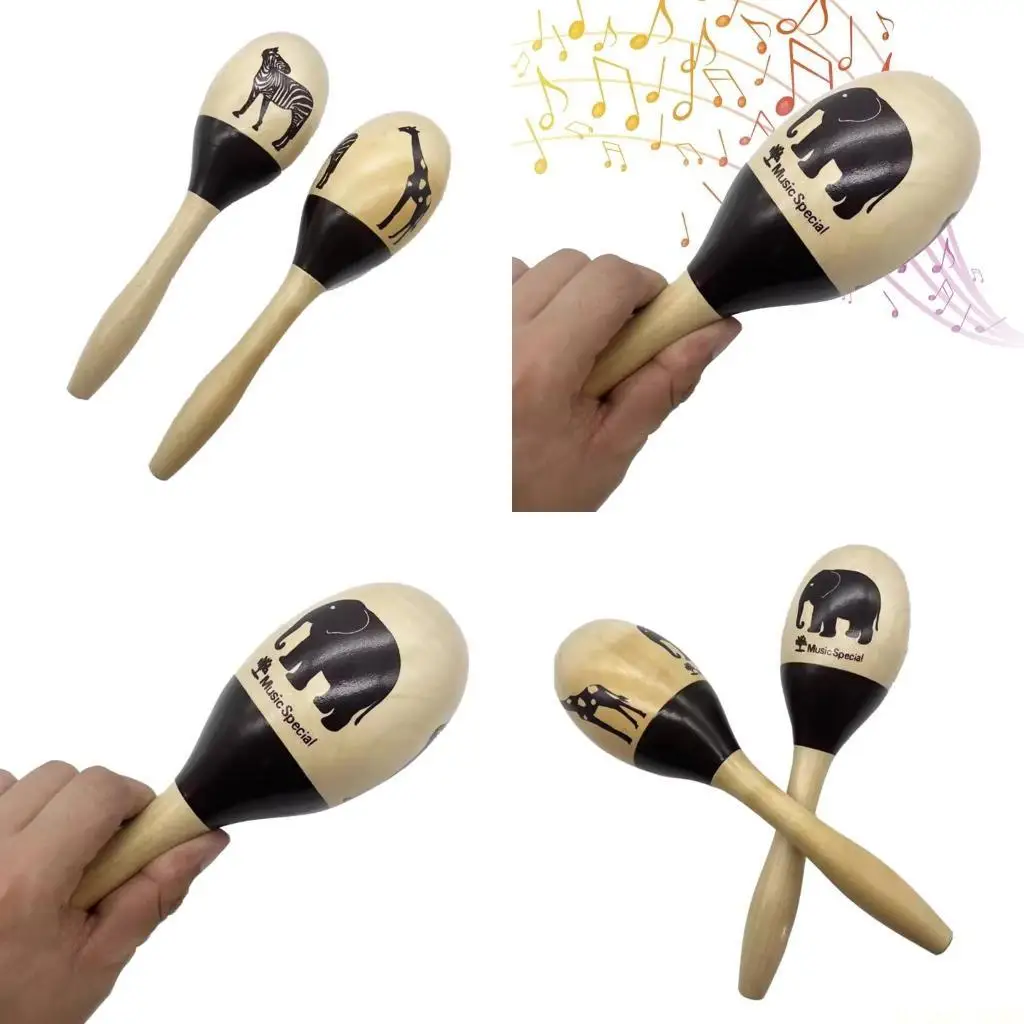 M5TC Shaker Maracas sonajero percusión instrumento Musical educativo mano martillo