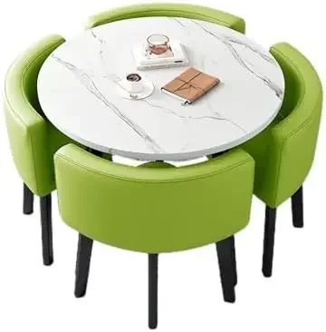Office Reception Room Club Table and Chair Set, Reception Table and Chair Combination, Negotiation Table Sales Office