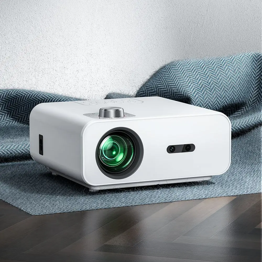 BlitzWolf-BW-V5 Max projetor LED, Android 9.0, resolução física 1080P, 9000 Lumens, correção 6D-Keystone, Home Theater, vídeo