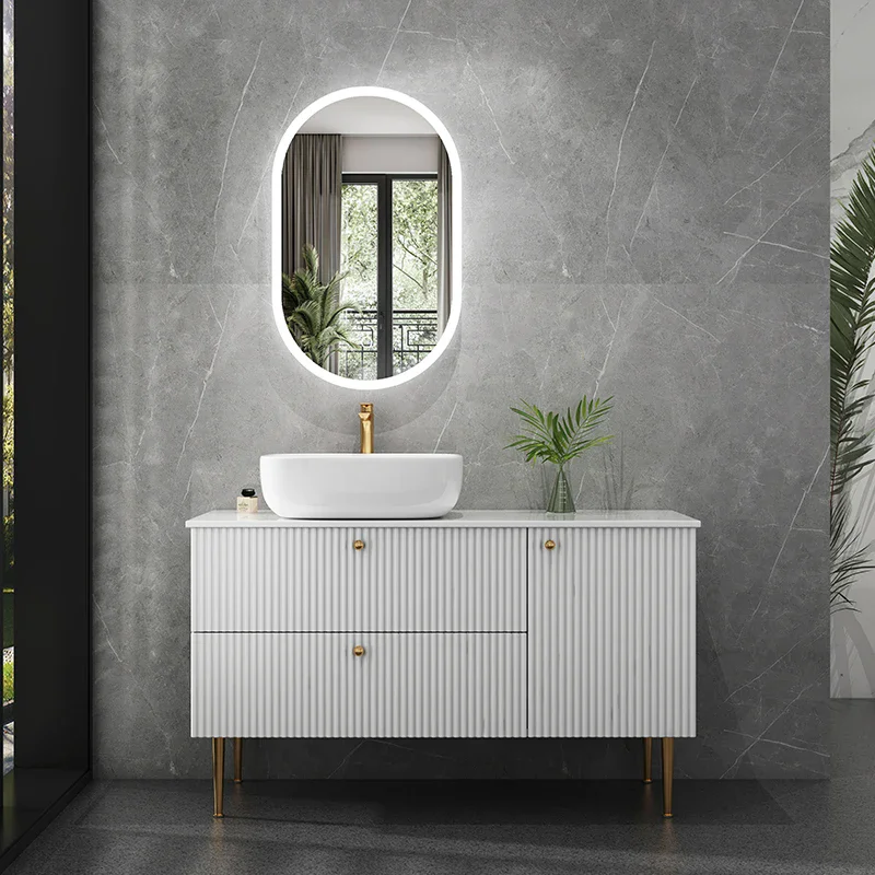 

Floor Organizer Bathroom Cabinet Storage Mirror Perfume Toilet Partitions Luxury Cupboard Decorations Gabinete Home Furniture