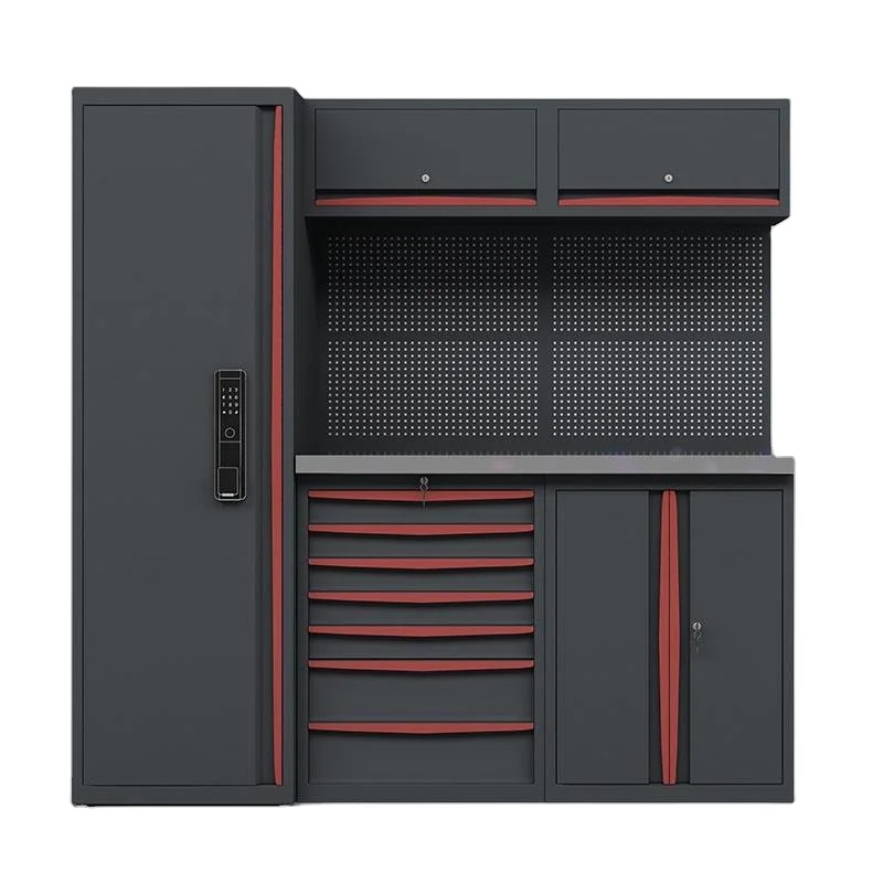 forTool Cabinet For Workshop Garage Cabinet with Tool Master Chest & Garage Steel Tools Garage Locker