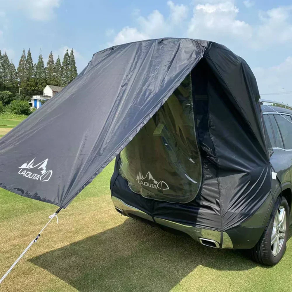 

Car Trunk Tent Outdoor Self-driving Travel Barbecue Camping Small SUV Rear Extension Tent Thickened Waterproof Sunshade Tent