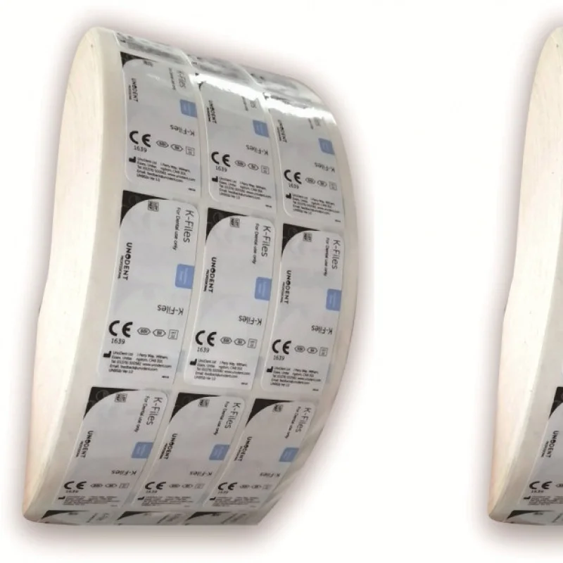 Custom. Adhesive Sticker Printing Label Order Color Sticker PVC Transparent Reel Sealing Paste Advertising Trademark