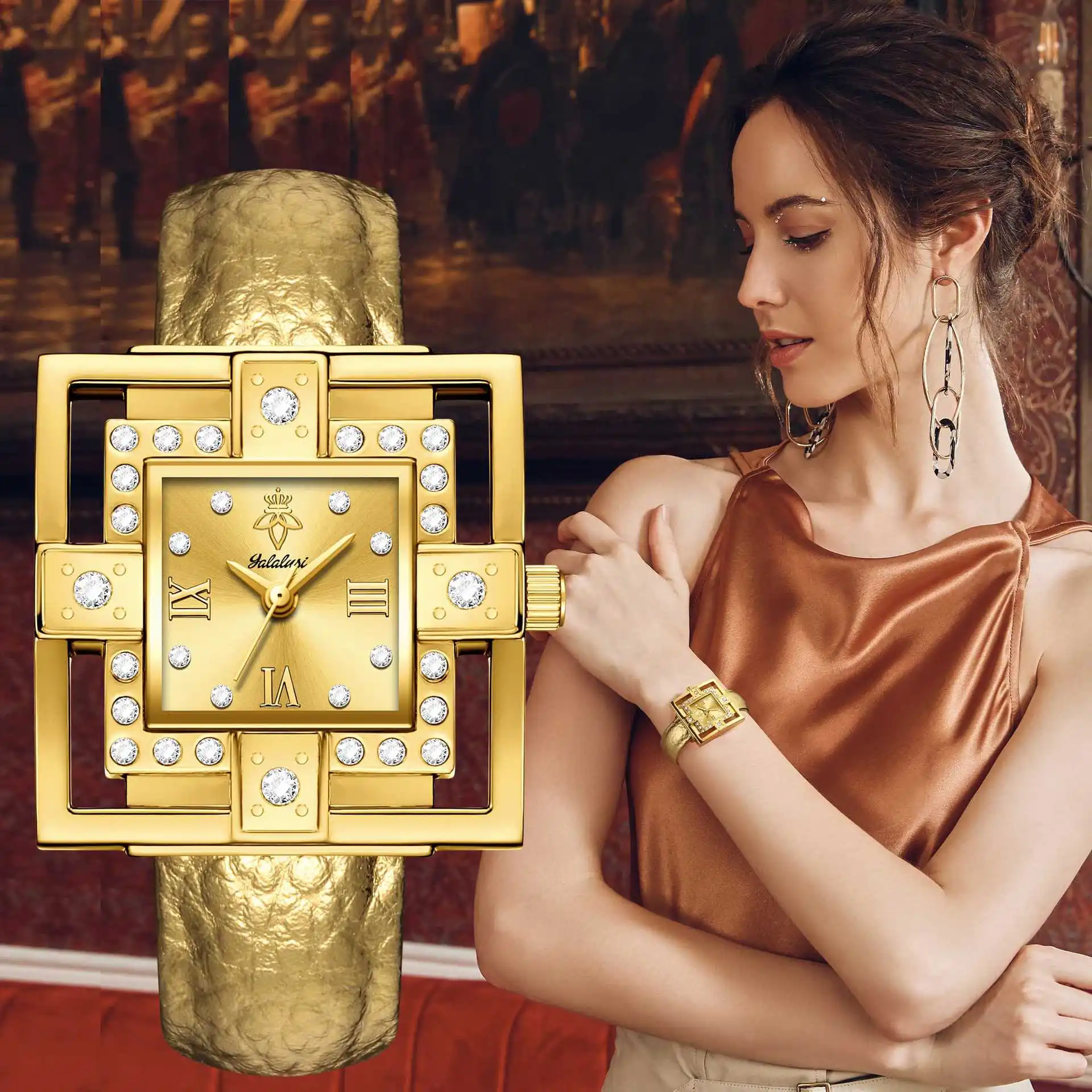 

Fashionable Quartz Wristwatch, Bracelet Women'S Wristwatch, New Luxury Quartz Wristwatch, Trendy Women'S Watch, Women'S Gift.