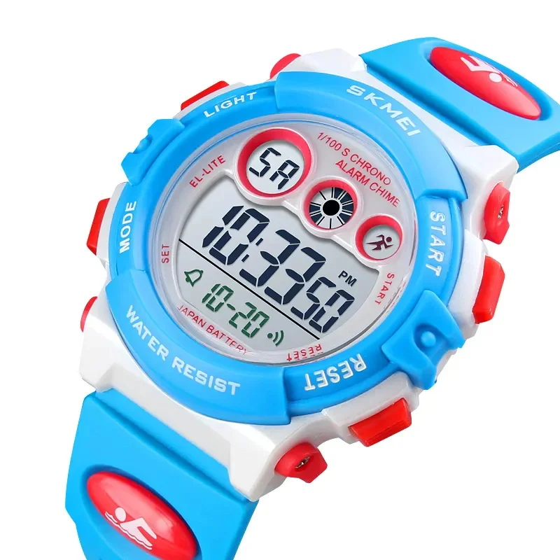 Fashion Kids Multifunction Digital LED Watch Waterproof Alarm Date Sports Children Electronic Wristwatches