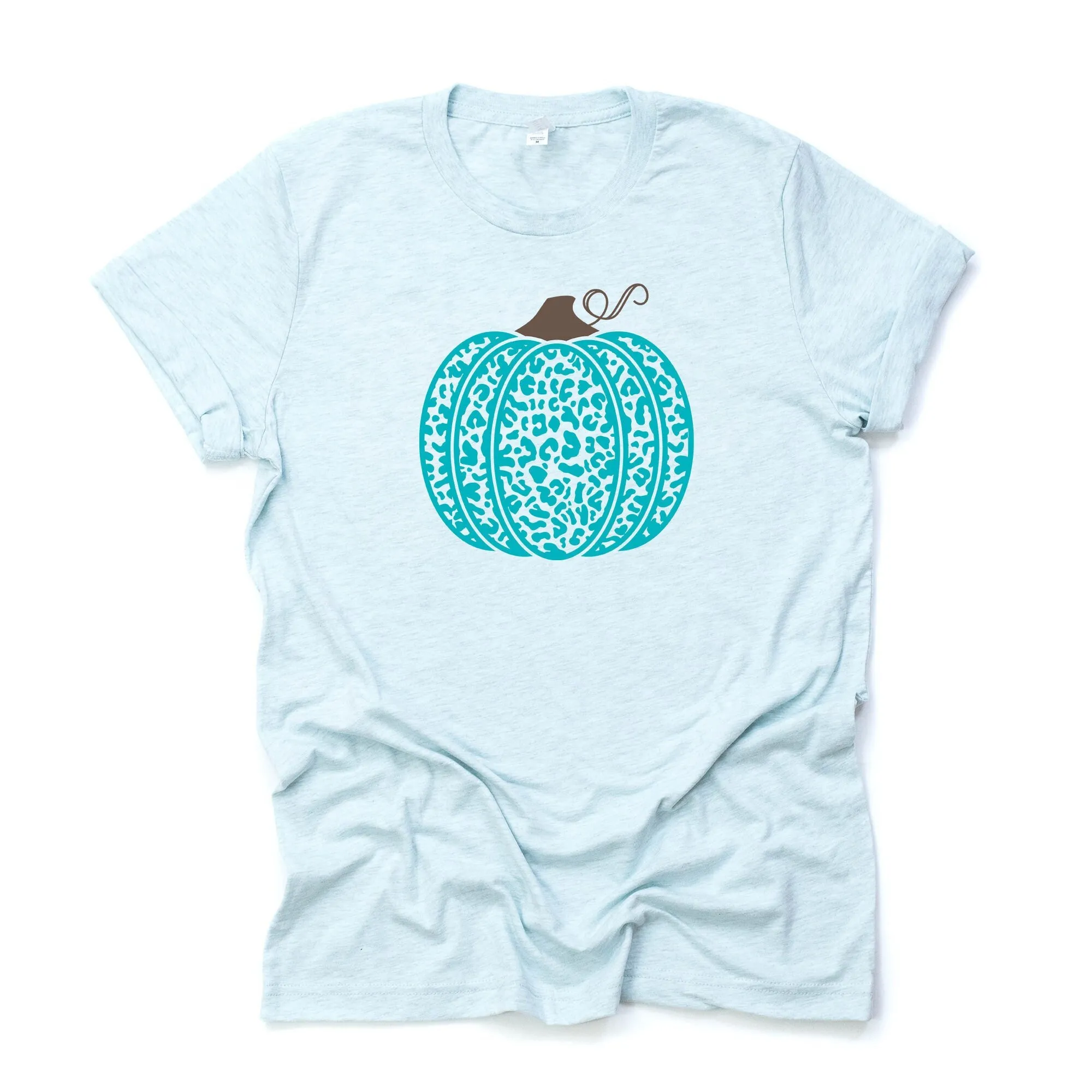 Fall And Pumpkins T Shirt Cute Teal Mandala Pumpkin Floral Design On Premium Bella Canvas Unisex 3 Color Choices Plus Size