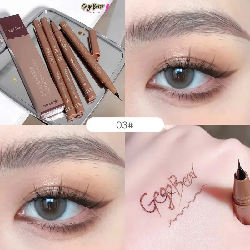 Matita per Eyeliner Ultra Fine a prova di sbavature ad asciugatura rapida penna per Eyeliner a lunga durata facile da usare prodotti per il trucco degli occhi cosmetici coreani