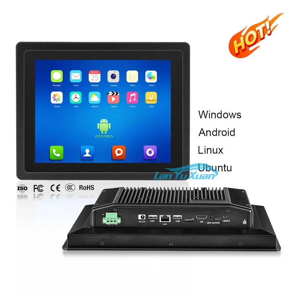 

Waterproof Open Frame Pcap HMI Capacitive Touchscreen Tablet All In One Computer Inch Industrial Touch Screen Android Panel Pc