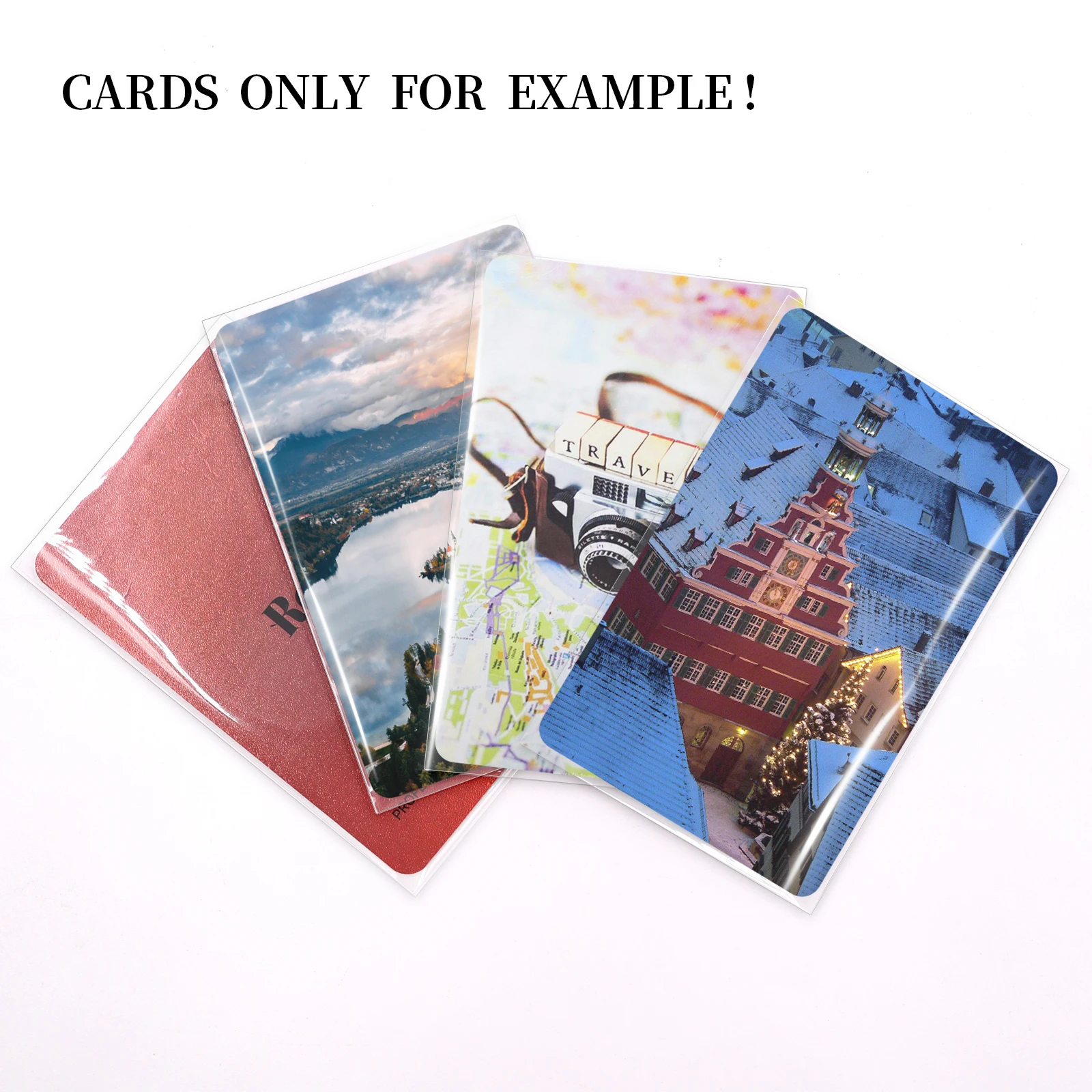 50 Pcs Korea Idol Card Sleeves Clear Acid Free PP Hard Photocard Holographic Protector Film Album Binder Popcorn Card Container