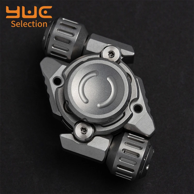 

YUC Deformable Hand Spinner WANWU-EDC Fission Fidget Spinner Kids Toys Metal Finger Gyro High-speed Spin Adult Decompression Toy