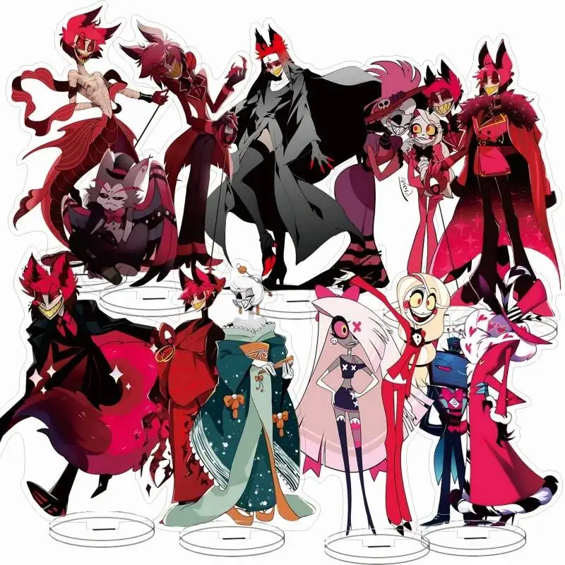 

No Attributes Anime Collection Acg Theme Scene Cartoon Acrylic Stand Figure Display Model Plate Cosplay Desktop Decor