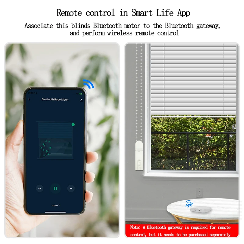 Bluetooth Tuya Smart Home Kraal Elektrische Rolluik Motor App Timing Alexa Gordijn Pull Touw Diy Slimme Multifunctionele Motor