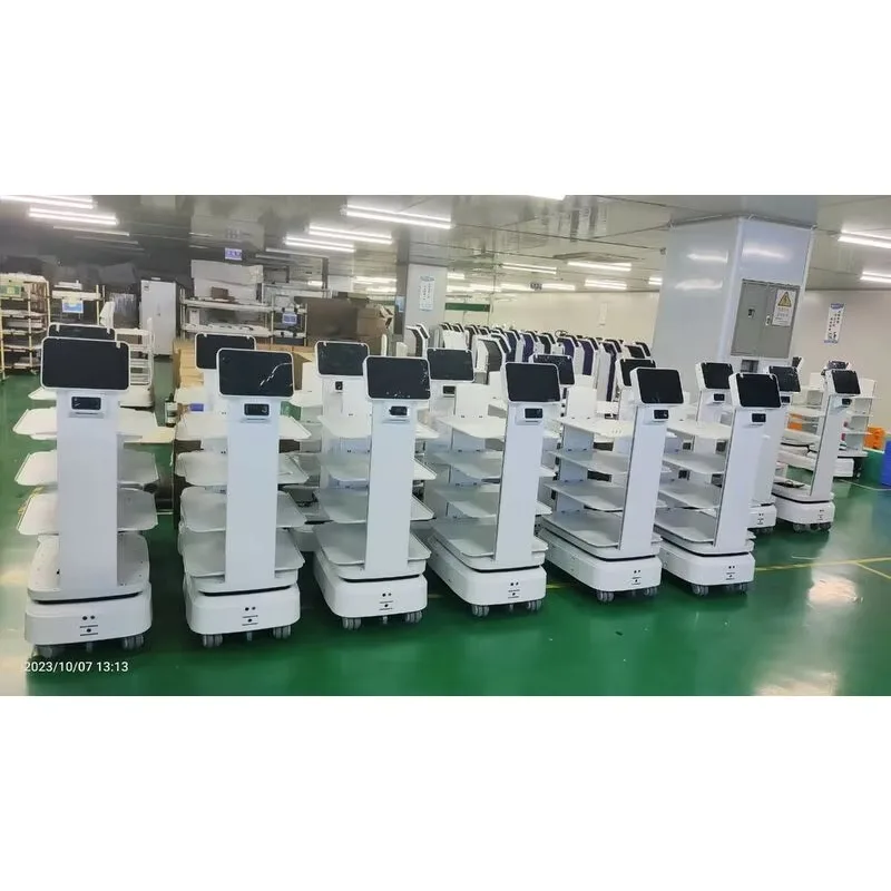 운송 공장 창고 카트 로봇 80-150KG 물류 로봇 자동 내비게이션 산업용 배송