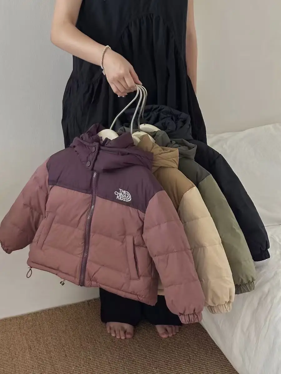 3-14 Years Boys' Winter Thickened Cotton-padded Jacket, Children Winter Wear Down Thickened Cotton-padded Jackets To Keep Warm