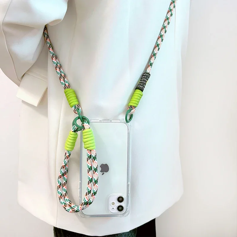 Fashion Lanyard Crossbody Mobile Phone Rope Mobile Phone Case For iphone 17 Air 16 15 14 13 11 12 Pro Max plus Cover